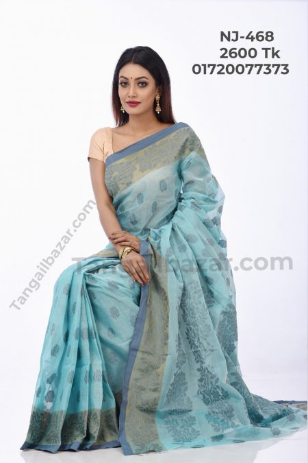 Cotton Jamdani Tangail Sari